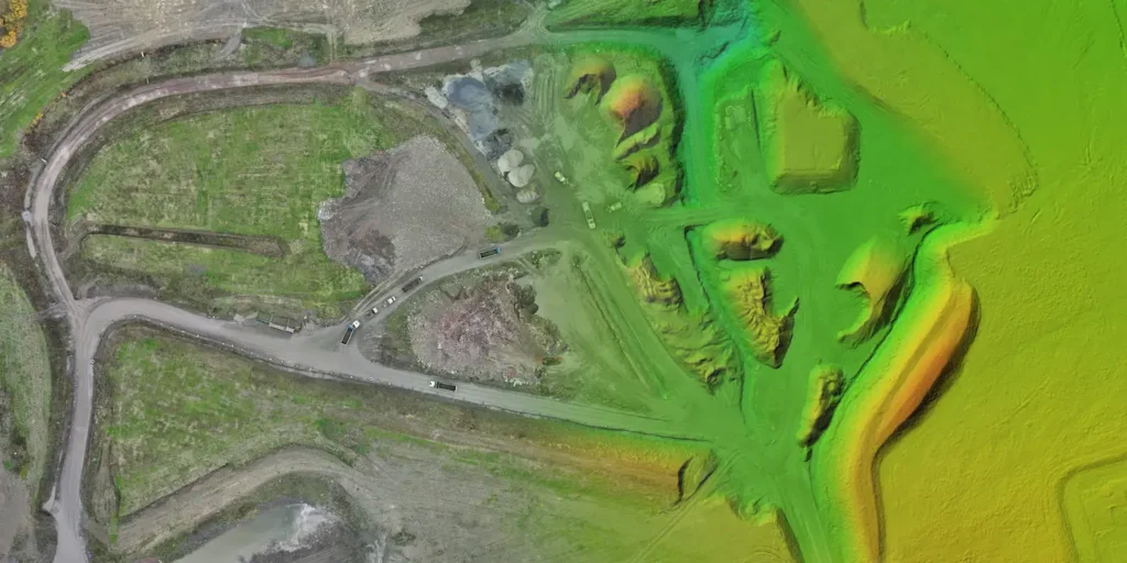 Transition d'une orthophoto vers un rendu Modèle Numérique de Terrain grâce à la photogrammétrie