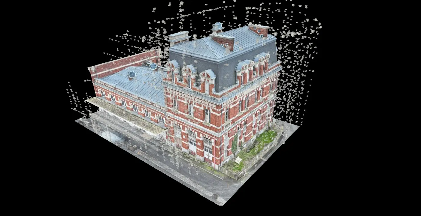 Modèle 3D de bâtiment navigable en ligne