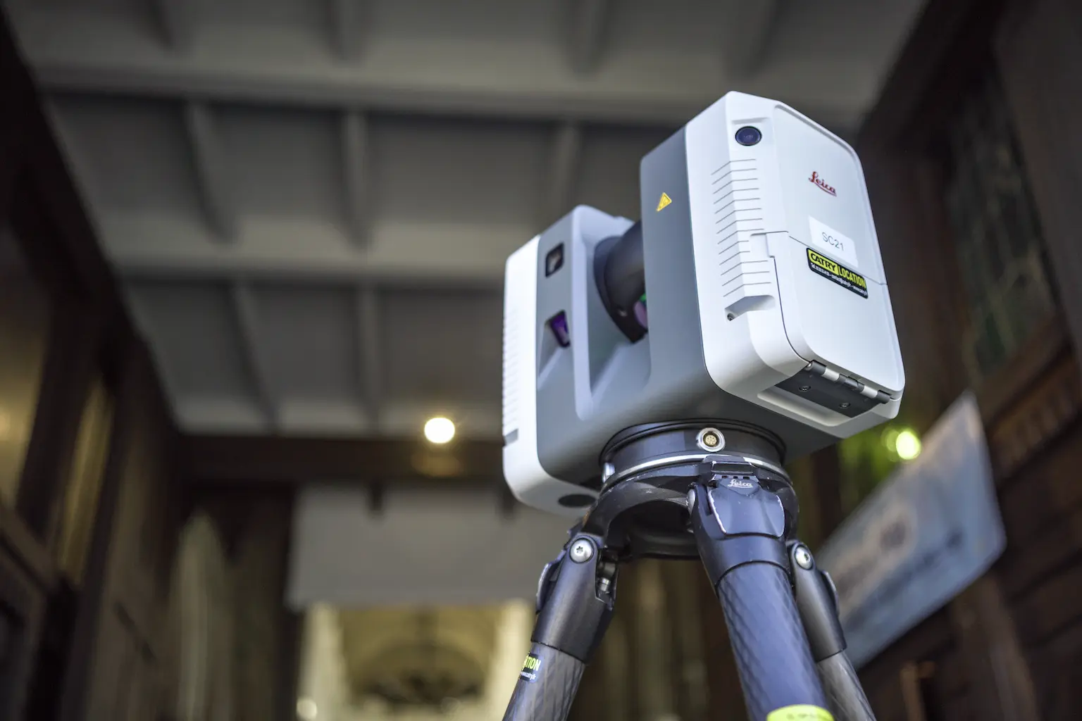 Scanneur laser pour relevé lasergrammétrique d'intérieur