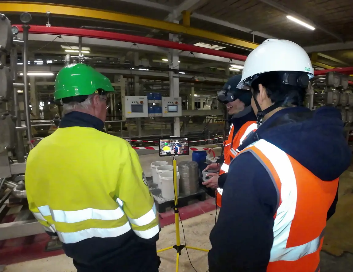 Captation intérieure par drone miniature d'un site industriel